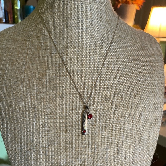 925 stamped sterling silver gryffindor Harry Potter necklace - Picture 3 of 10